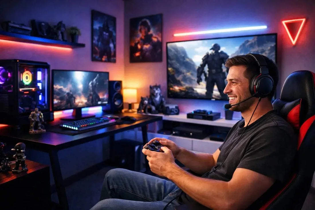 How to Light a Gaming Room Without Screen Glare - Flex Gaming