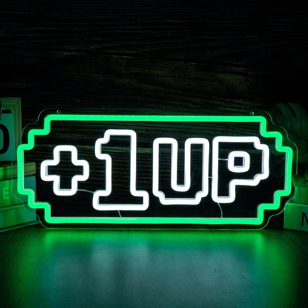 +1UP LED Neon Sign - Flex Gamingproduct_type