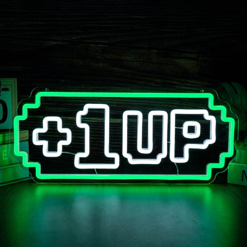 +1UP LED Neon Sign - Flex Gamingproduct_type