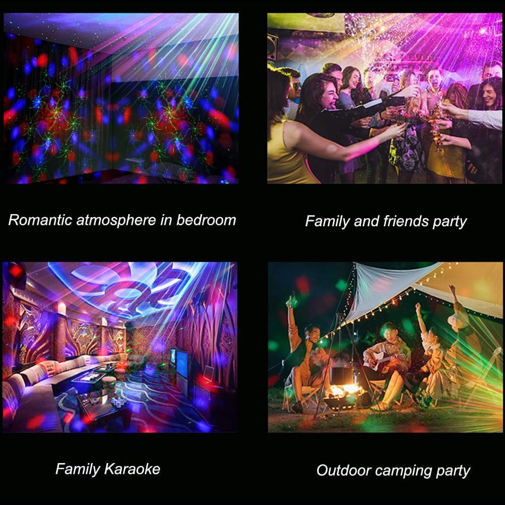 3-Magic Ball Disco Party Light with Dual Laser – 2 Variants - Flex Gamingproduct_type