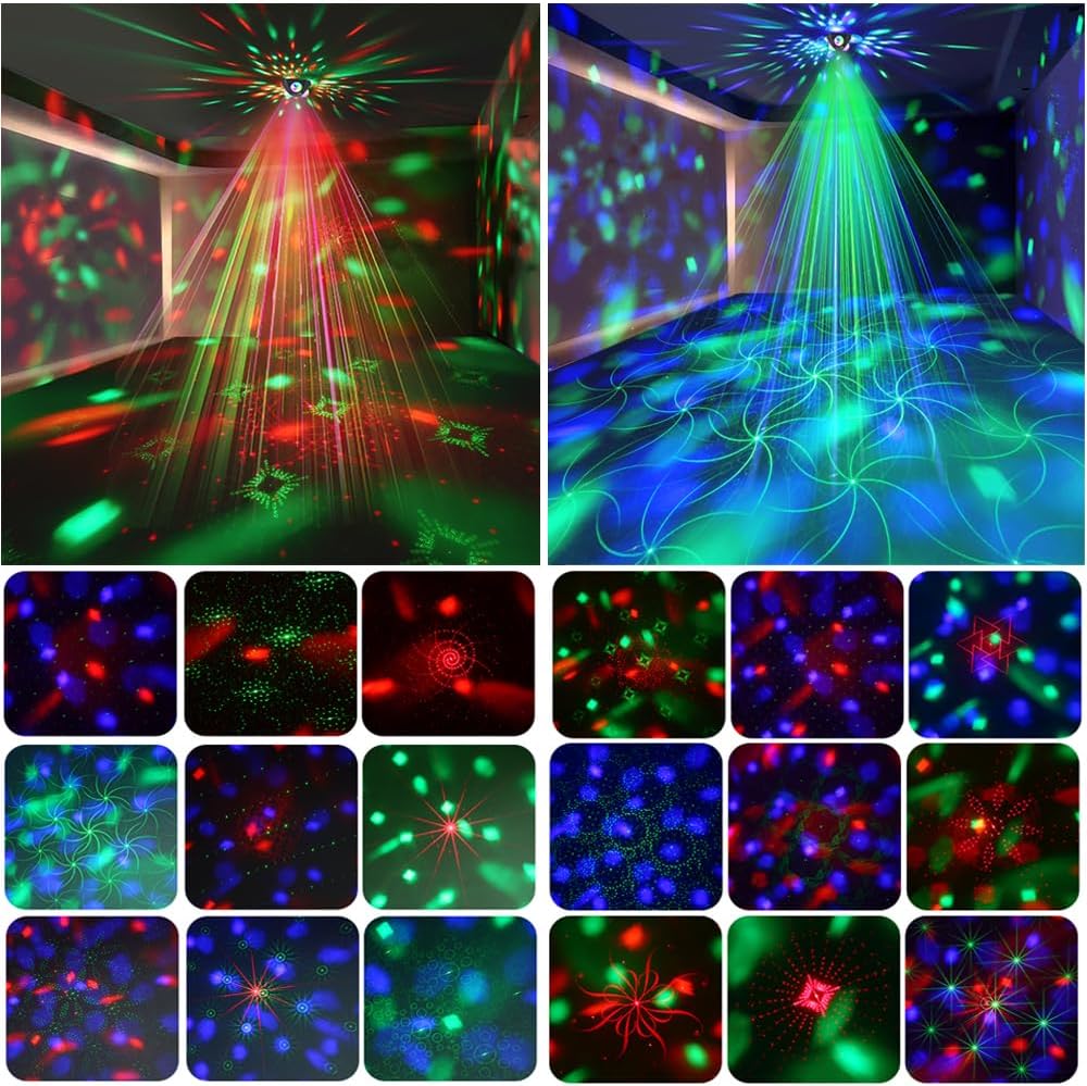 3-Magic Ball Disco Party Light with Dual Laser – 2 Variants - Flex Gamingproduct_type