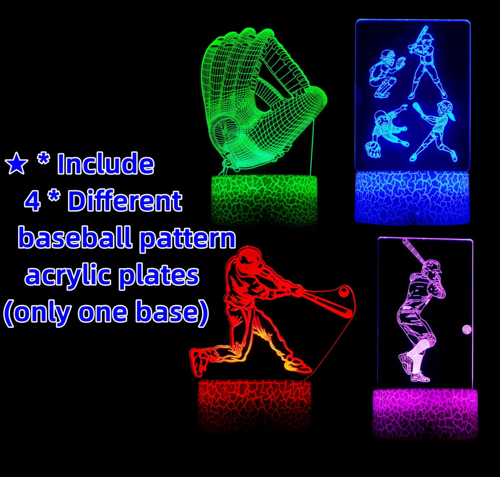 3D Illusion Night Light with Swappable Acrylic Panels – 6 Designs - Flex Gamingproduct_type
