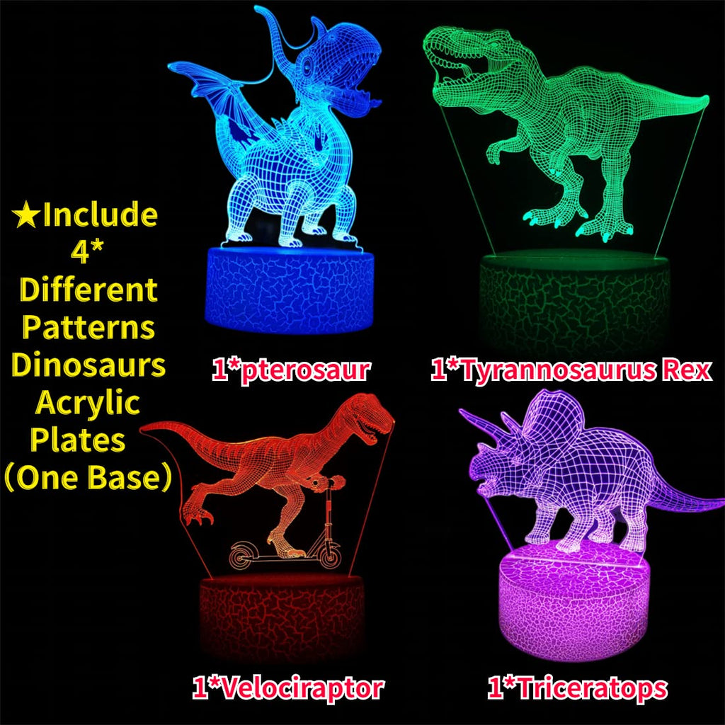 3D Illusion Night Light with Swappable Acrylic Panels – 6 Designs - Flex Gamingproduct_type