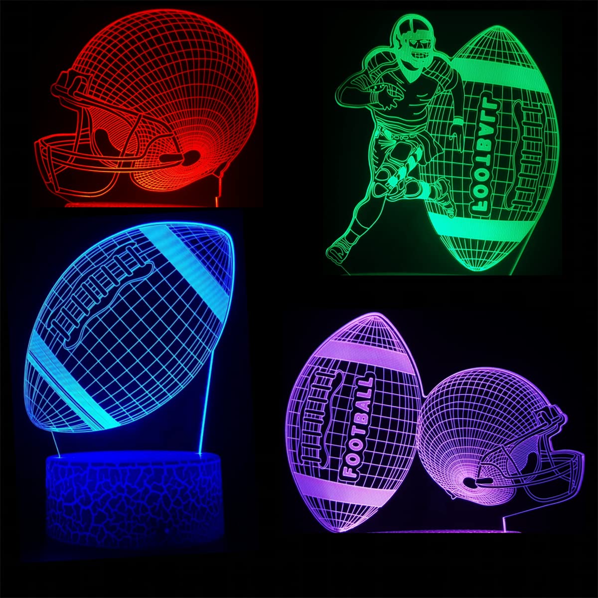 3D Illusion Night Light with Swappable Acrylic Panels – 6 Designs - Flex Gamingproduct_type
