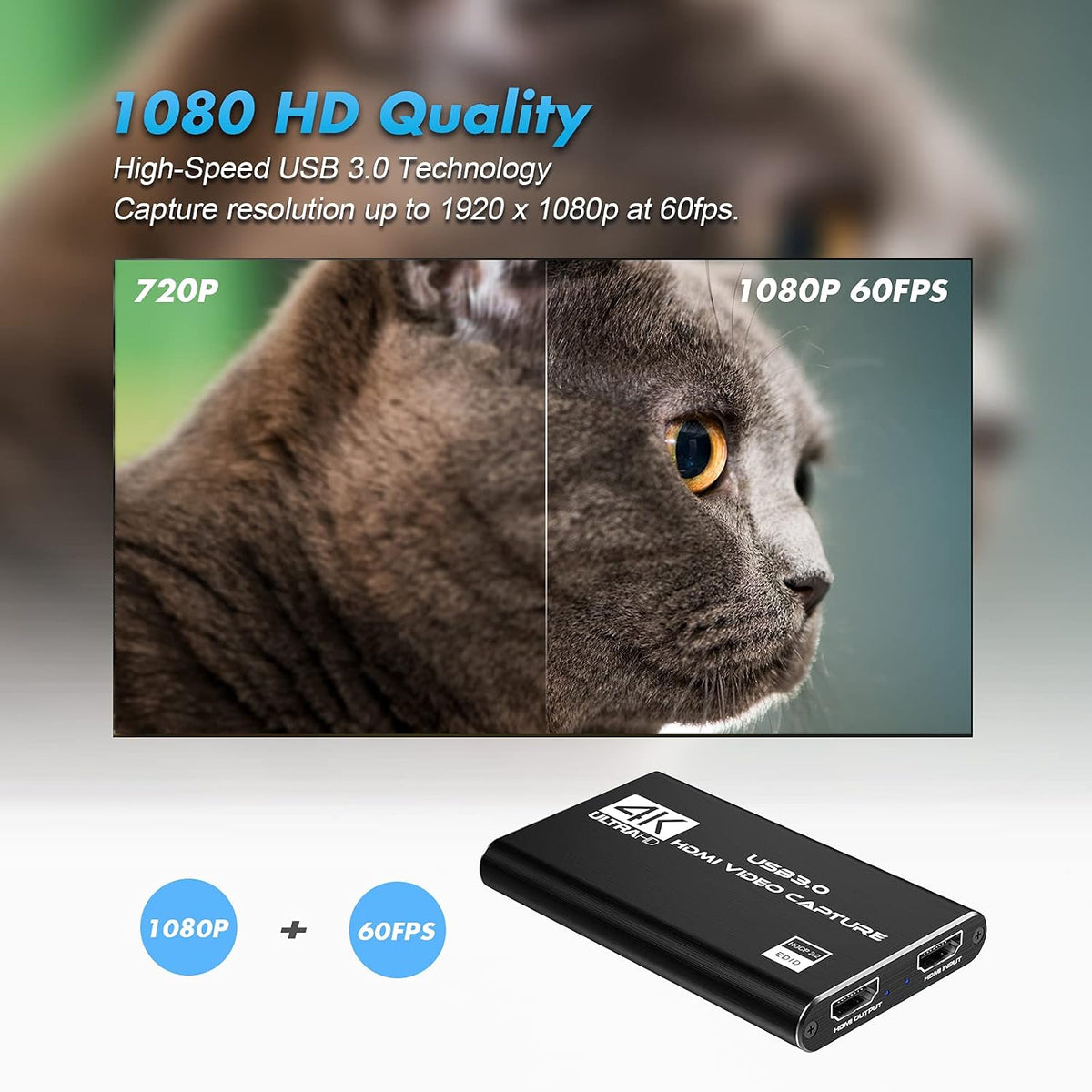 4K HDMI Video Capture Card 1080P 60FPS – 2 Colors - Flex Gamingproduct_type