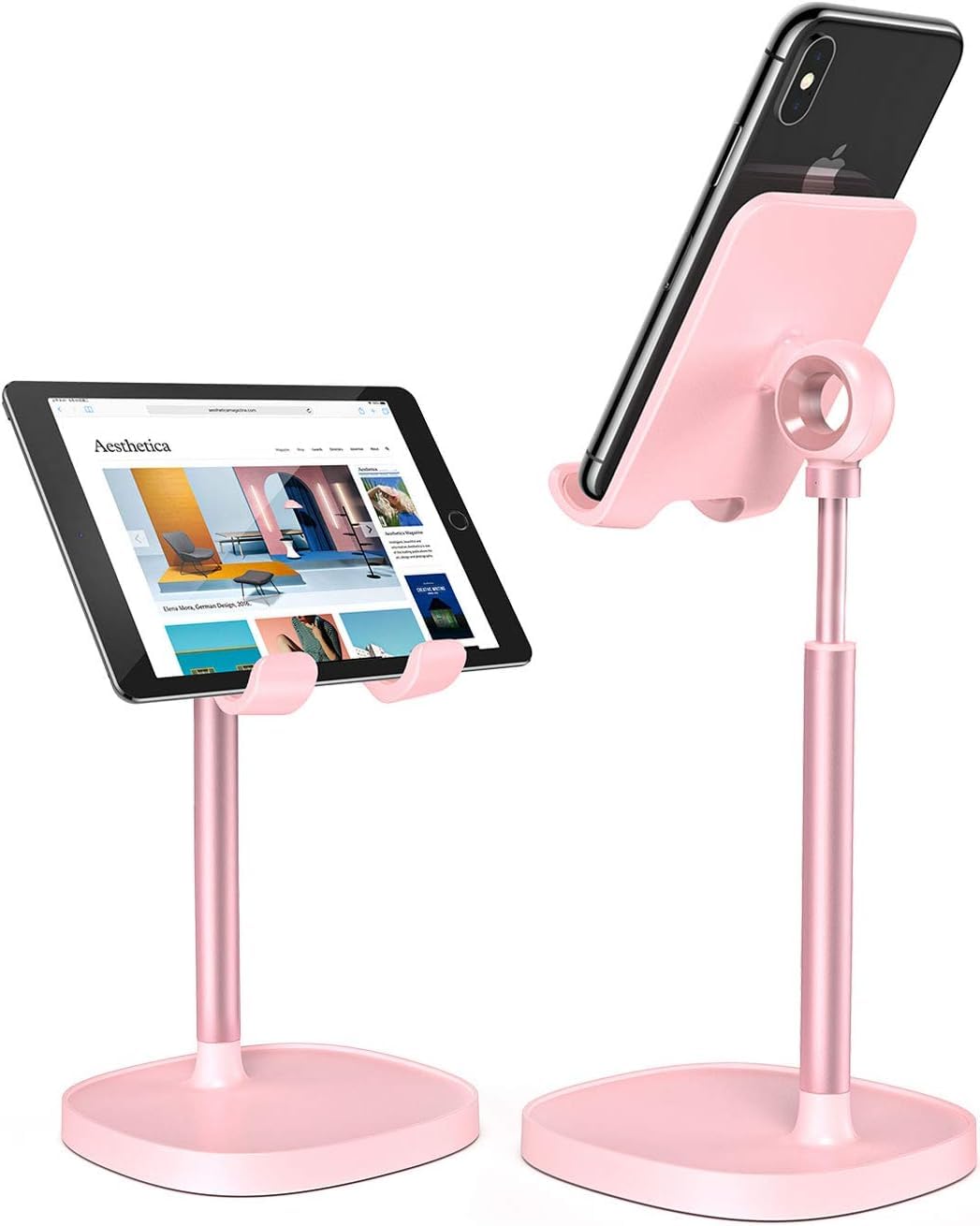 LISEN Cell Phone Stand Phone Holder for Desk Office Decor, Office Desk Accessories Women PC Gaming Essentials iPhone Stand Gadgets Men Gift for Father Fit OtterBox Case Switch iPad Air Tablet 4-10 in - Flex Gamingproduct_type