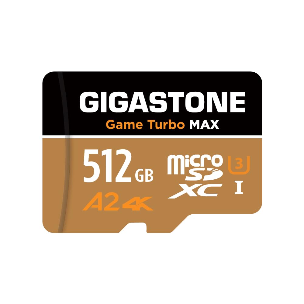 【Designed for Switch 2】 GIGASTONE 512GB microSD Express R/W 880/650MB/s SDXC Memory Card SD 2.0 3.0 5.0 7.1 UHS-I UHS-II, Action Camera Drone, V30 U3, SD Adapter 【5-Years Data Recovery】 - Flex Gamingproduct_type