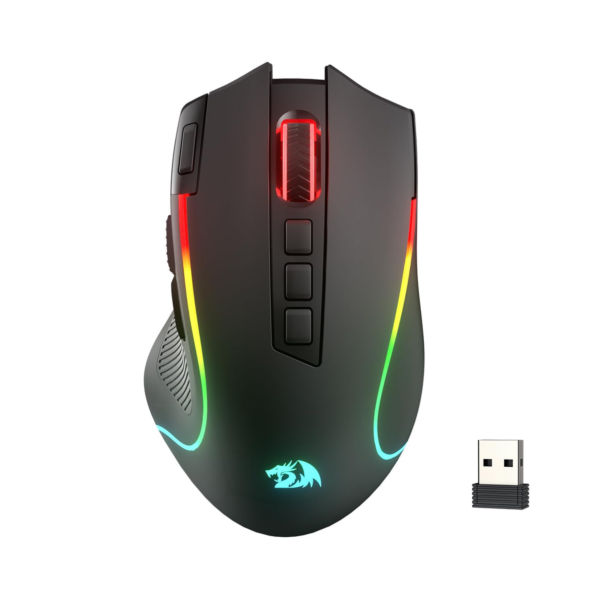 Redragon M612 Predator RGB Gaming Mouse, 8000 DPI Wired Optical Mouse with 11 Programmable Buttons & 5 Backlit Modes, Software Supports DIY Keybinds Rapid Fire Button - Flex Gamingproduct_type
