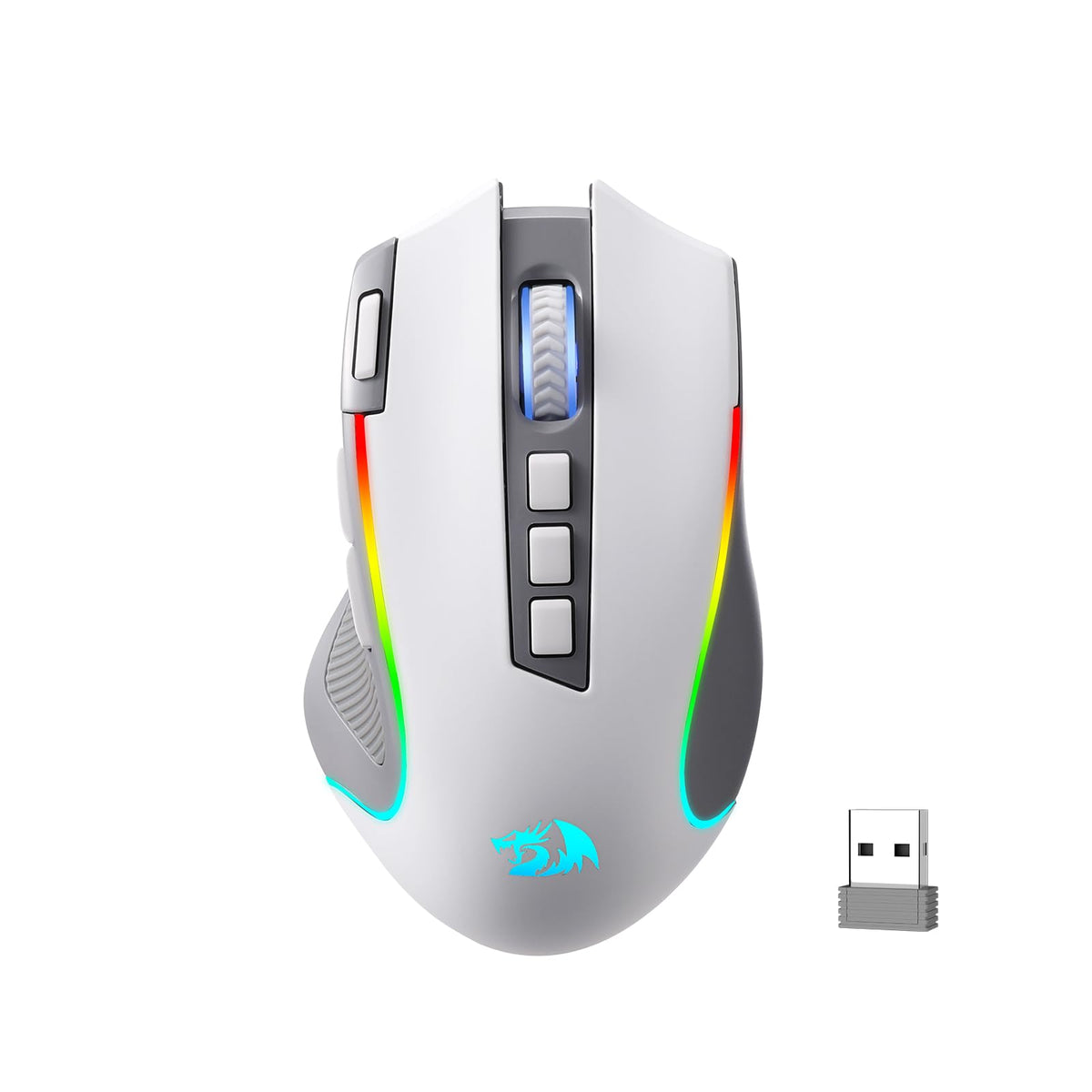 Redragon M612 Predator RGB Gaming Mouse, 8000 DPI Wired Optical Mouse with 11 Programmable Buttons & 5 Backlit Modes, Software Supports DIY Keybinds Rapid Fire Button - Flex Gamingproduct_type