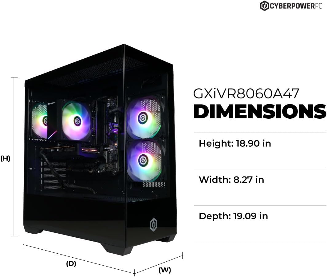 CyberPowerPC Gamer Xtreme Gaming PC – Intel Core i5-14400F & RTX 5060 8GB