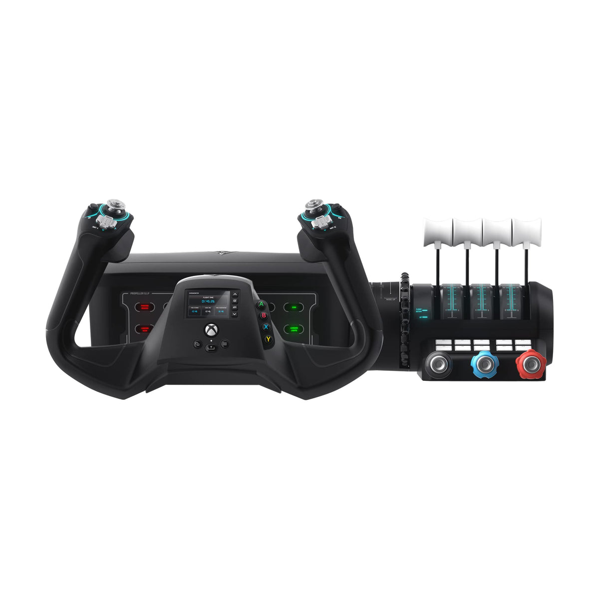 Turtle Beach VelocityOne Flight Universal Control System - Xbox Series X & Xbox Series S, Xbox One & Windows 10 & 11 PCs with Yoke Handle, Throttle Quadrant, Trim Wheel & Rudder Controls | Xbox Series X|S, Xbox One, Windows PC, Complete Controls, Yoke Han - Flex Gamingproduct_type