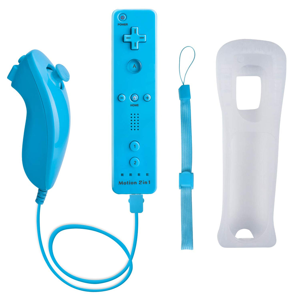 Motion Plus Wii Controllers 2Packs with Nunchucks, Wii Remote Controllers Compatible for wii and Wii U with Built in Motion Plus - Flex Gamingproduct_type