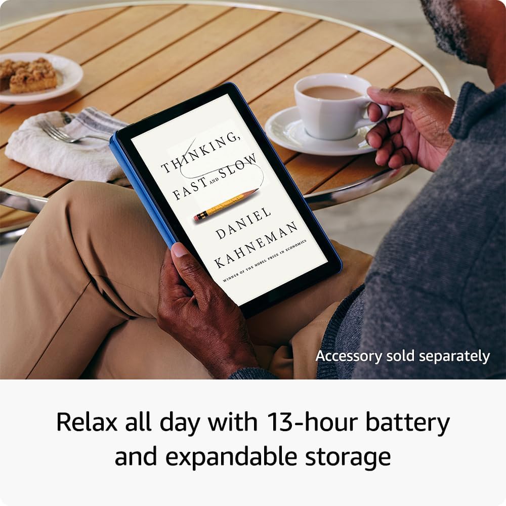 Amazon Fire HD 10 Tablet with Lockscreen Ads – 32GB, Black