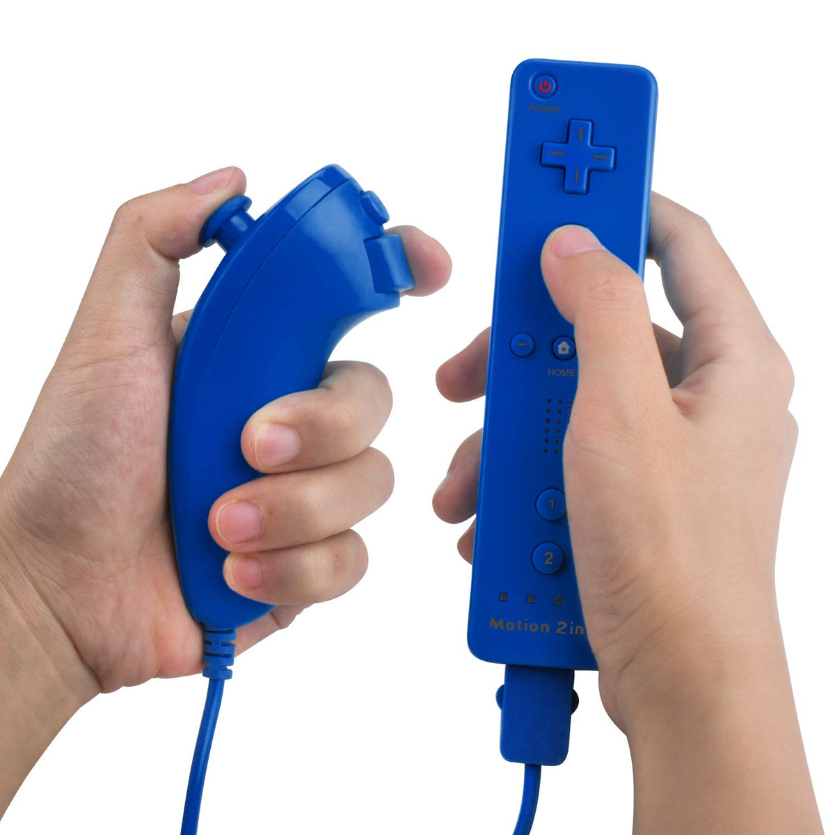 Motion Plus Wii Controllers 2Packs with Nunchucks, Wii Remote Controllers Compatible for wii and Wii U with Built in Motion Plus - Flex Gamingproduct_type