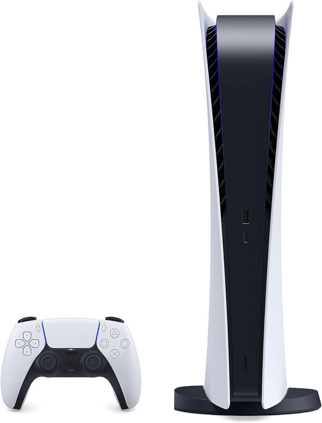 PlayStation 5 Digital Edition Console – White, 825GB SSD