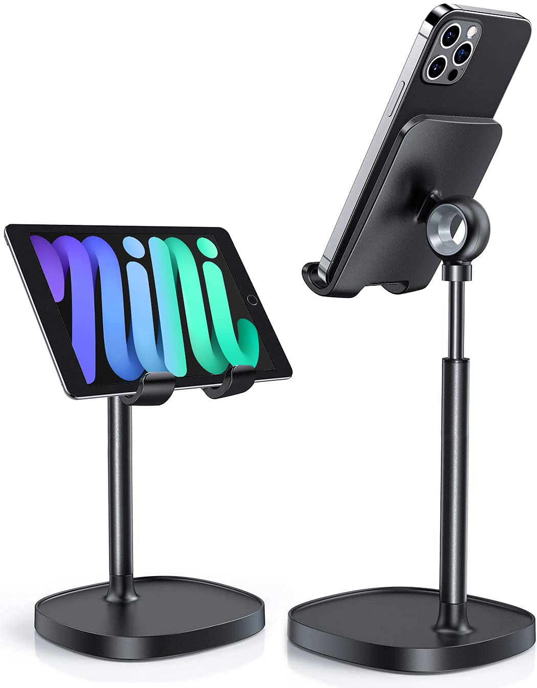 LISEN Cell Phone Stand Phone Holder for Desk Office Decor, Office Desk Accessories Women PC Gaming Essentials iPhone Stand Gadgets Men Gift for Father Fit OtterBox Case Switch iPad Air Tablet 4-10 in - Flex Gamingproduct_type