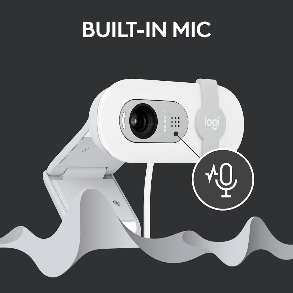 Logitech Brio 101 Full HD 1080p Webcam – 2 Colors & 2 Sizes