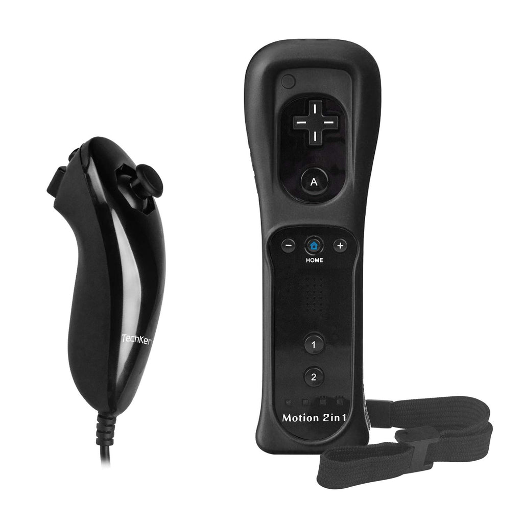 Motion Plus Wii Controllers 2Packs with Nunchucks, Wii Remote Controllers Compatible for wii and Wii U with Built in Motion Plus - Flex Gamingproduct_type