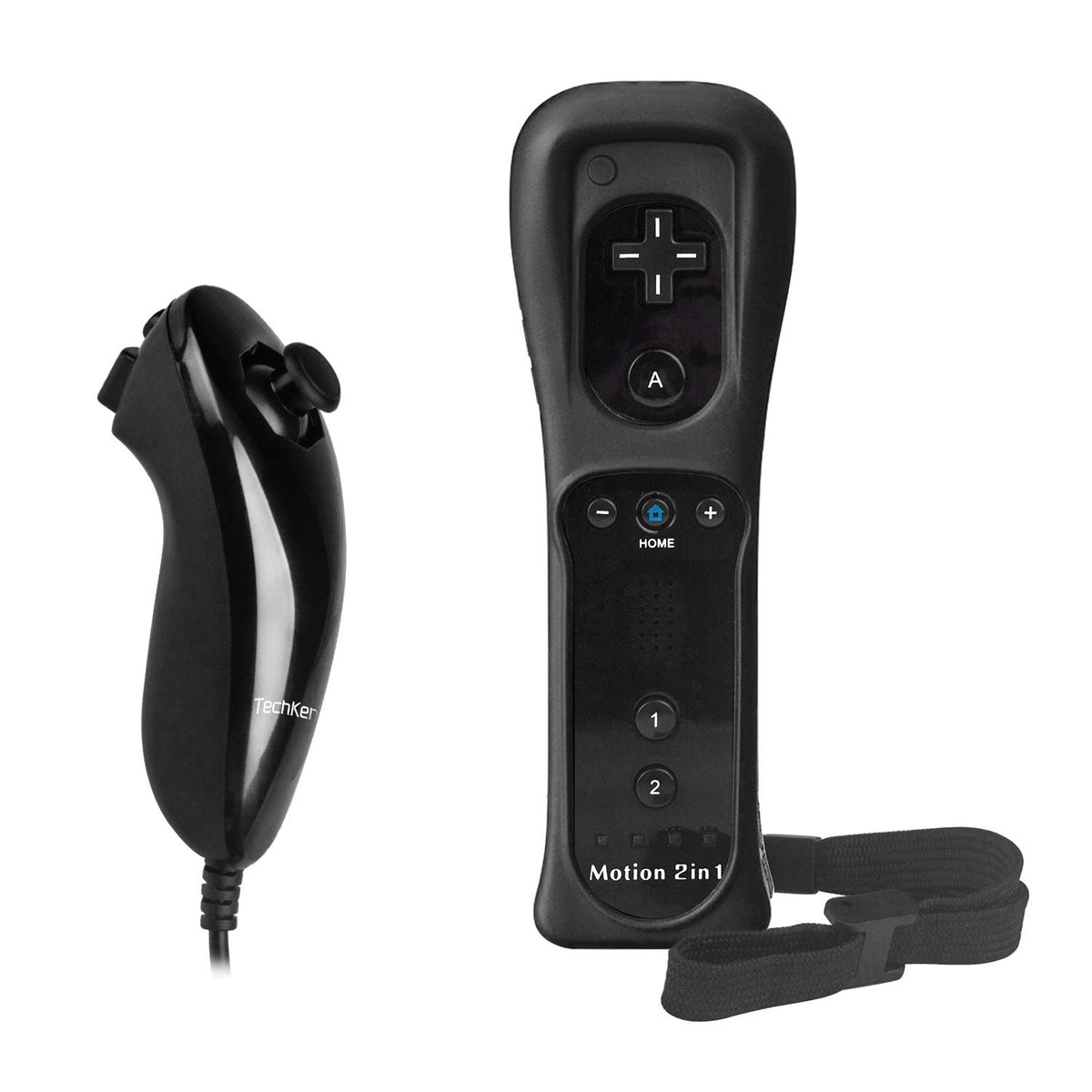 Motion Plus Wii Controllers 2Packs with Nunchucks, Wii Remote Controllers Compatible for wii and Wii U with Built in Motion Plus - Flex Gamingproduct_type
