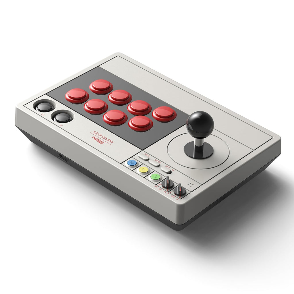 8Bitdo Arcade Stick for Switch & Windows, Arcade Fight Stick Support Wireless Bluetooth, 2.4G Receiver and Wired Connection - Flex Gamingproduct_type