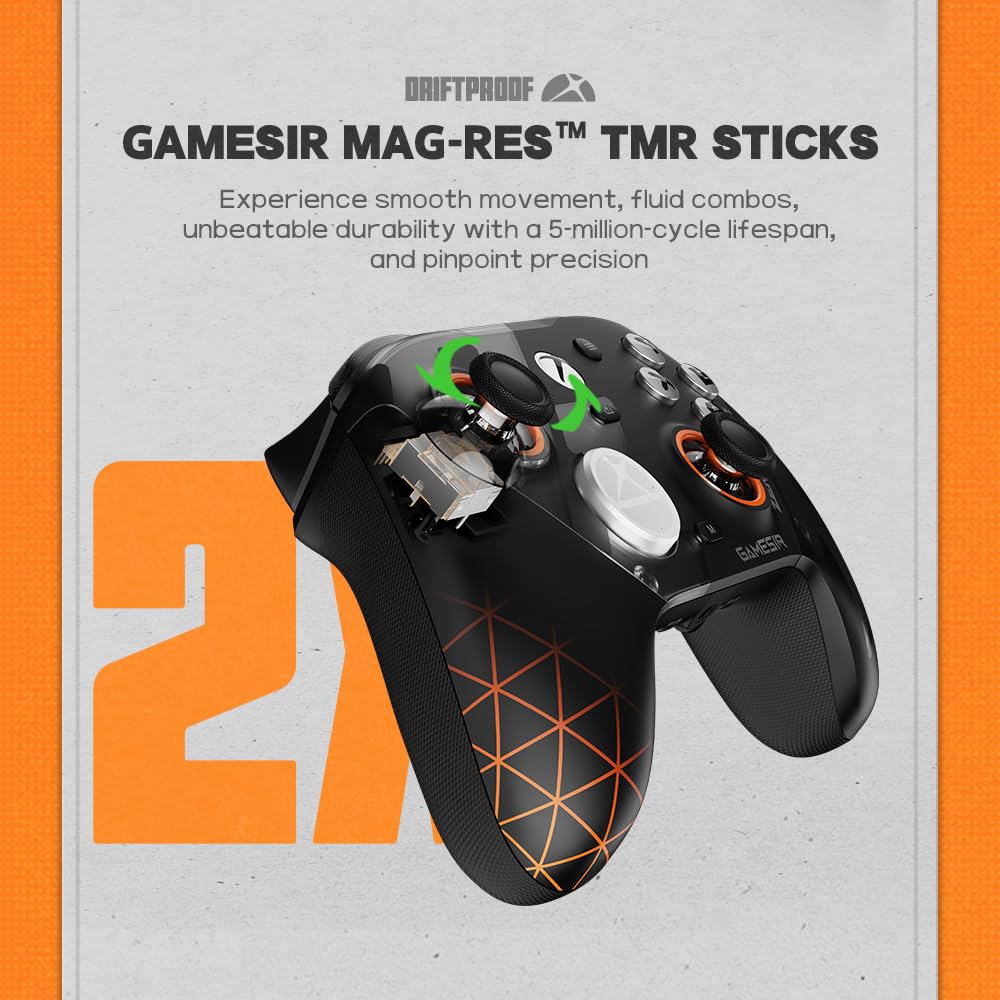 GameSir G7 Pro Wireless Gaming Controller - Officially Licensed for XBOX Series X|S, XBOX One, Windows PC & Android, TMR Joysticks, 1000Hz Polling Rate, Charging Dock- Zenless Zone Zero Edition - Flex Gamingproduct_type