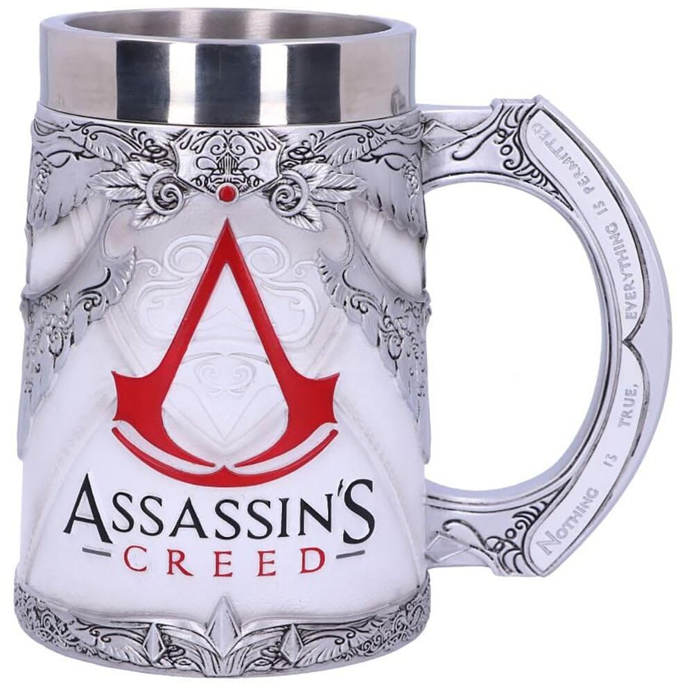 Nemesis Now Assassin's Creed Tankard – Hand-Painted Resin, 600ml – 2 Styles