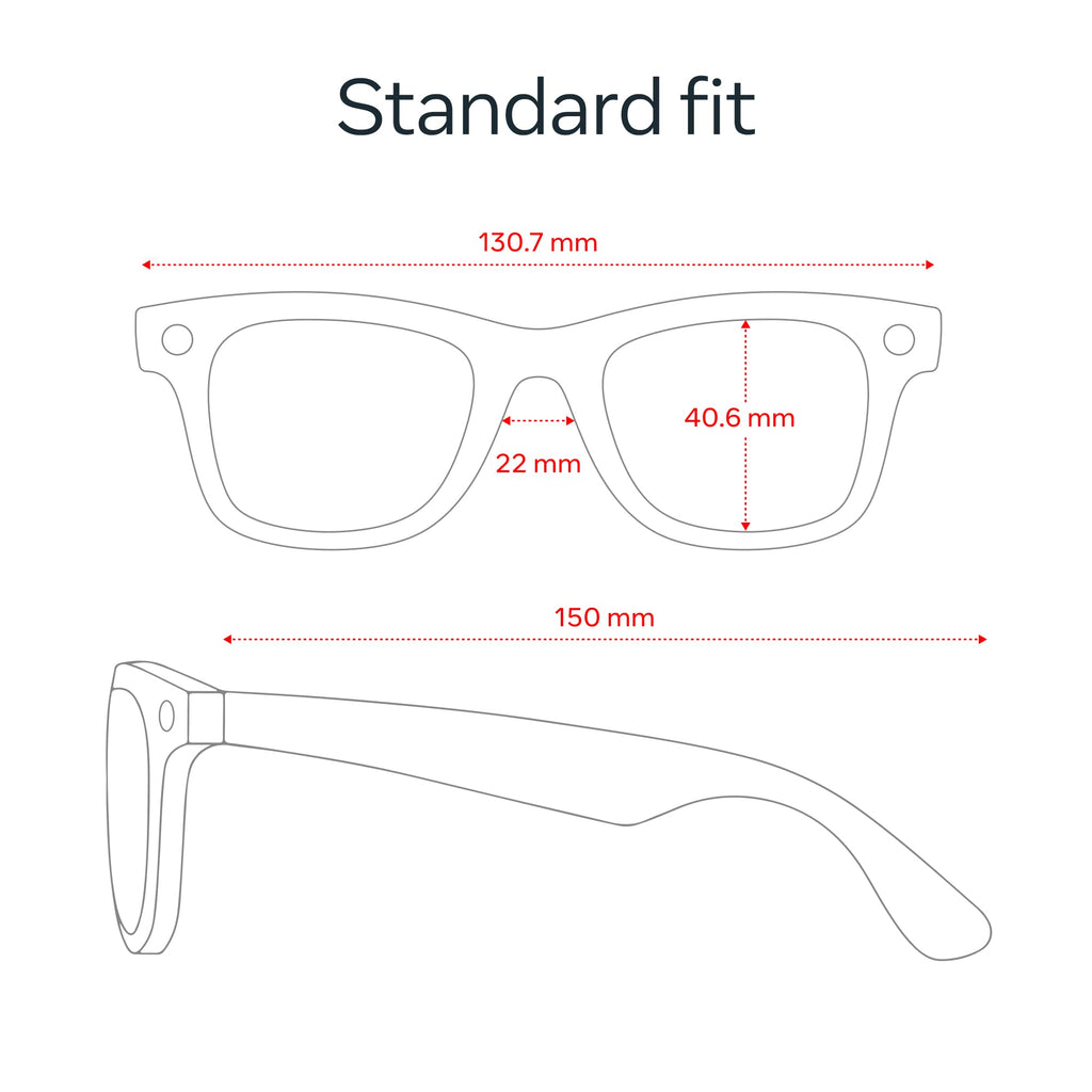 Ray-Ban Meta Wayfarer Gen 2 AI Glasses – 2 Sizes & 10 Lens Options