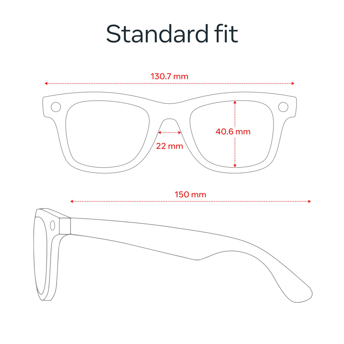 Ray-Ban Meta Wayfarer Gen 2 AI Glasses – 2 Sizes & 10 Lens Options
