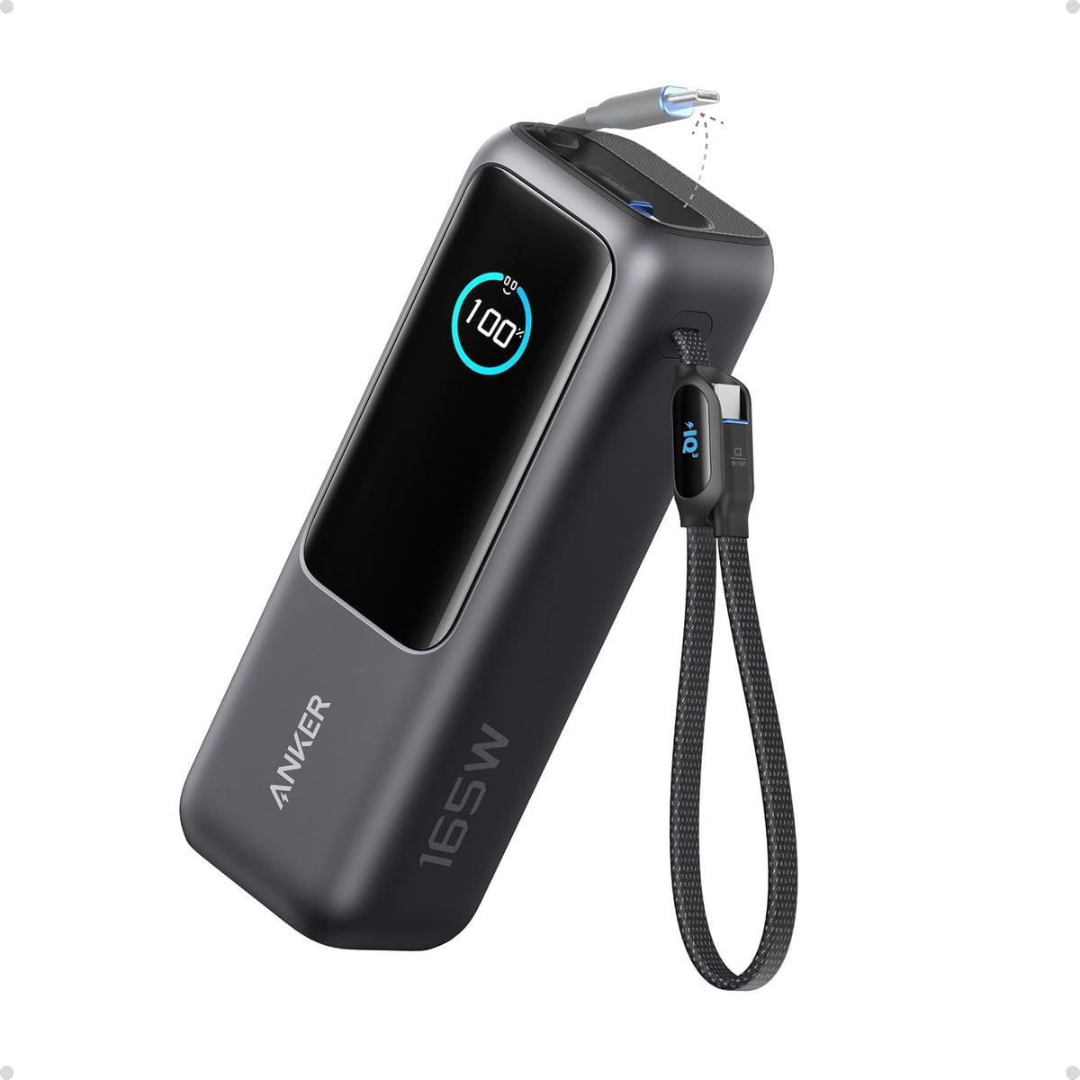 Anker 25K Power Bank with Built-In Cables – 2 Colors