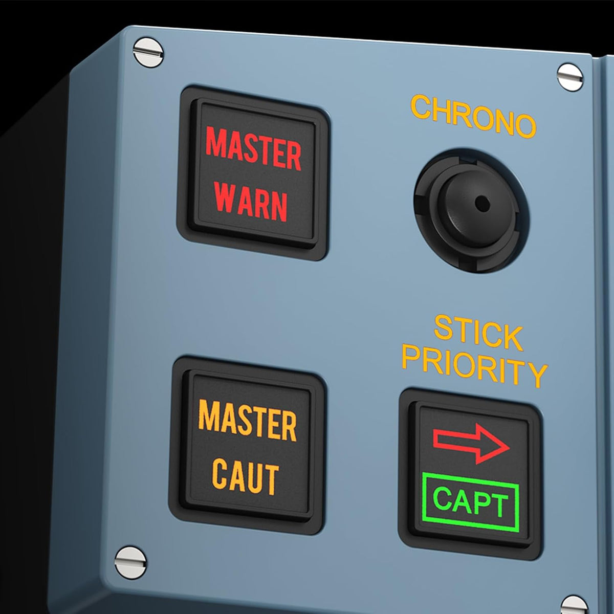 MiYee WINGFLEX A320 EFIS Flight Simulator Electronic Flight Instrument System with Dual-Color LCD Warning Panel and Plug-and-Play USB Connectivity Real Aircraft Feel - Flex Gamingproduct_type