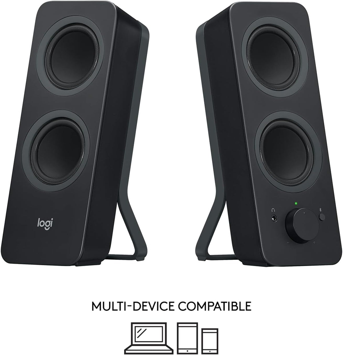 Logitech Z207 2.0 Bluetooth Stereo Computer Speakers – 2 Colors