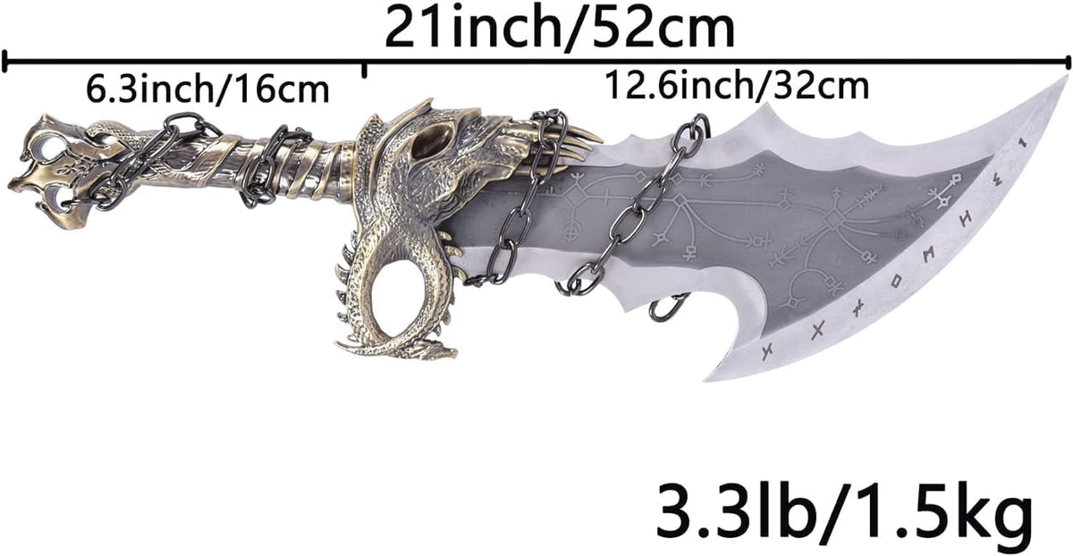 God of War Blades of Chaos – 1:1 Scale Replica Cosplay Prop by MDM King Tools