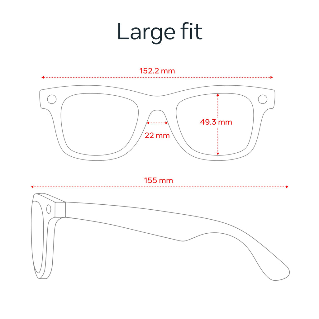 Ray-Ban Meta Wayfarer Gen 2 AI Glasses – 2 Sizes & 10 Lens Options