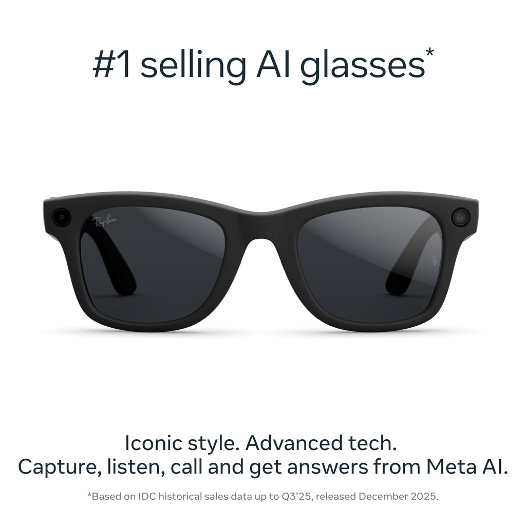 Ray-Ban Meta Wayfarer Gen 2 AI Glasses – 2 Sizes & 10 Lens Options