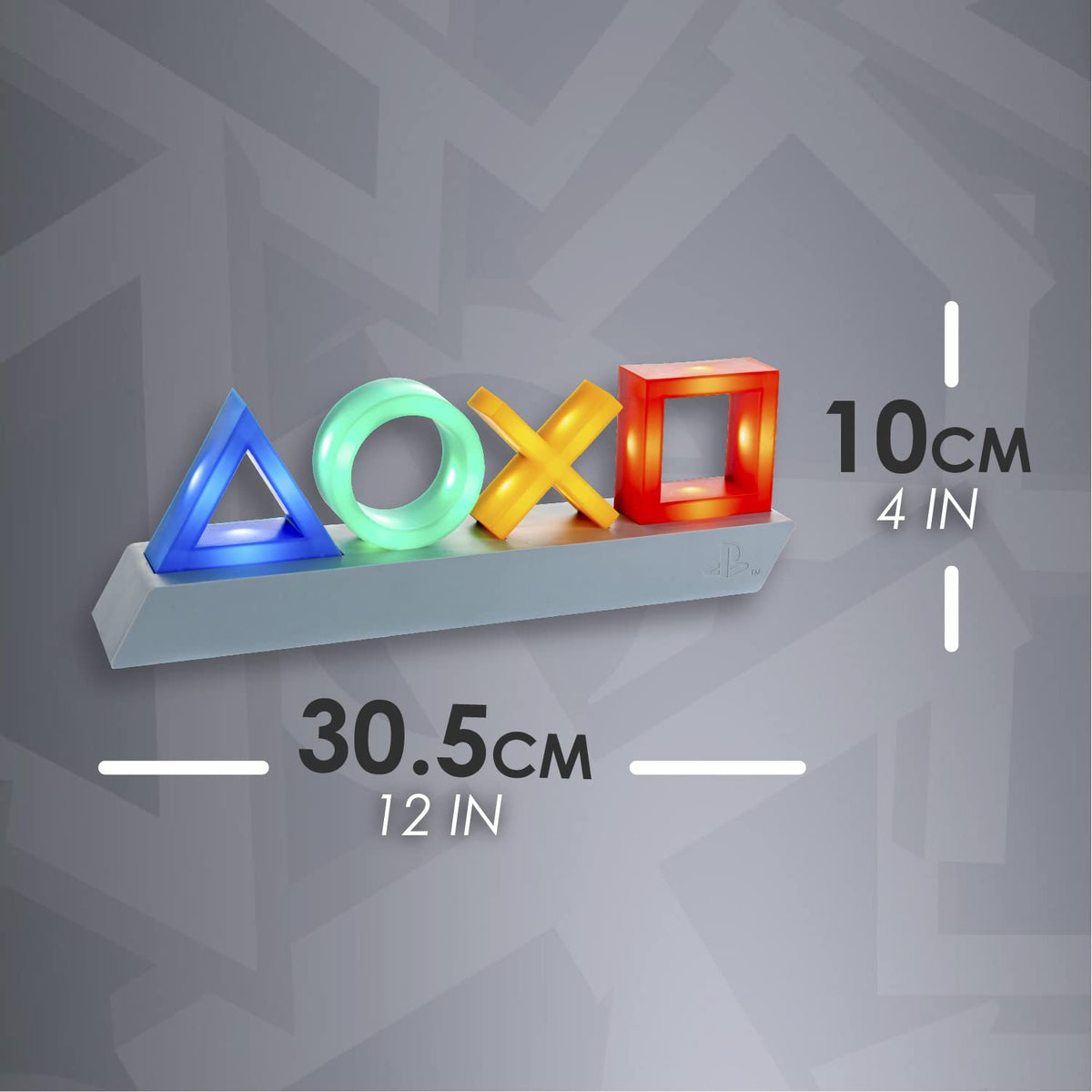 Paladone Playstation Controller Icons Light with 3 Light Modes - Sound Reactive, Dynamic Phasing, and Standard Mode - Gaming Desk Accessories and Game Room Decor - Flex Gamingproduct_type