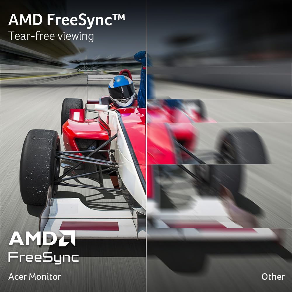 acer Nitro 27 Inch QHD 2560 x 1440 IPS Gaming Monitor | AMD FreeSync | Up to 180Hz Refresh | Up to 0.5ms | DCI-P3 95% | HDR 10 Support | One Display Port 1.2 & Two HDMI 2.0 | KG271U N3bmiipx - Flex Gamingproduct_type