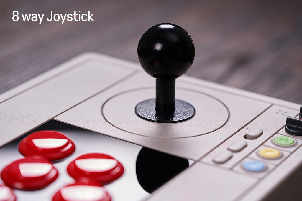 8Bitdo Arcade Stick for Switch & Windows, Arcade Fight Stick Support Wireless Bluetooth, 2.4G Receiver and Wired Connection - Flex Gamingproduct_type