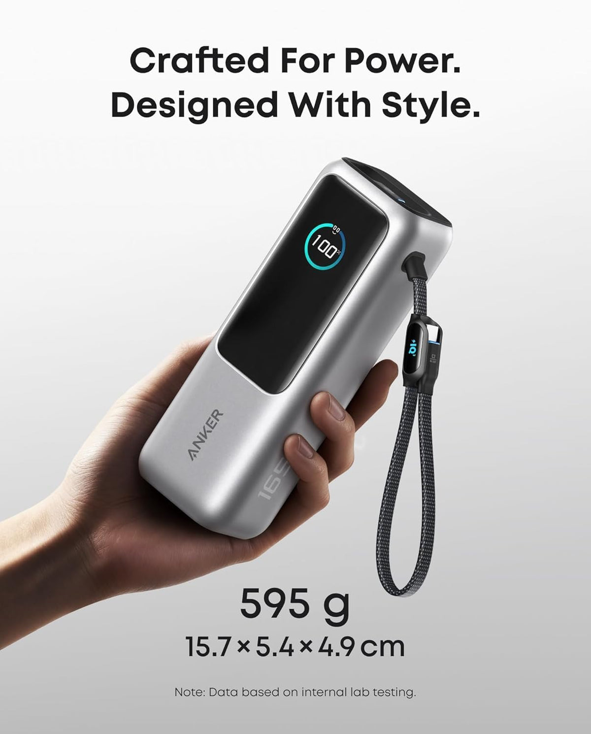 Anker 25K Power Bank with Built-In Cables – 2 Colors