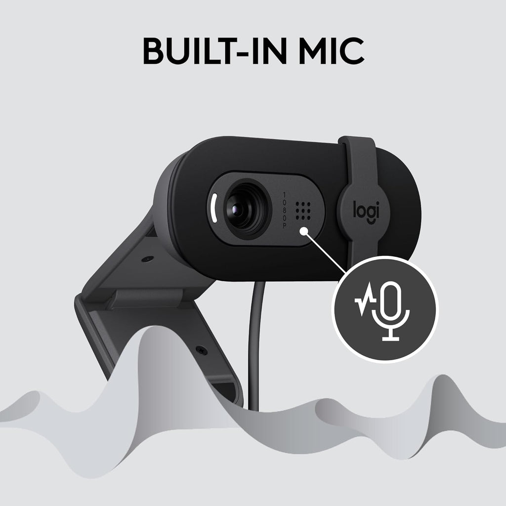 Logitech Brio 101 Full HD 1080p Webcam – 2 Colors & 2 Sizes