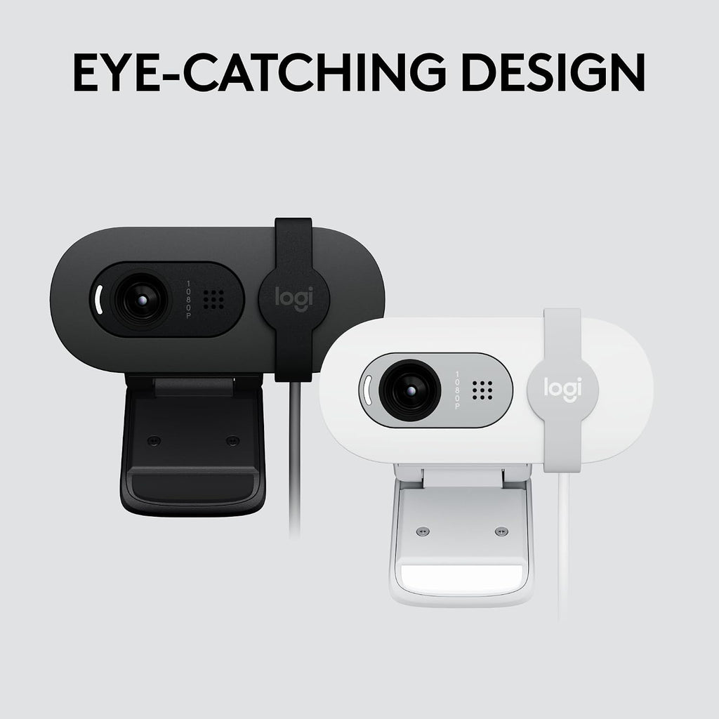 Logitech Brio 101 Full HD 1080p Webcam – 2 Colors & 2 Sizes