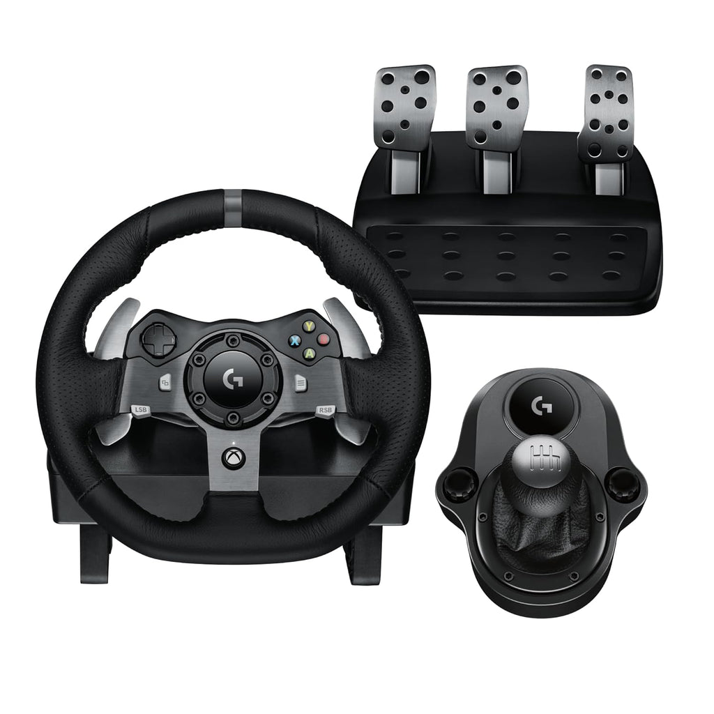 Logitech G920 Racing Wheel & Pedals with Shifter – 2 Bundles & 2 Platforms