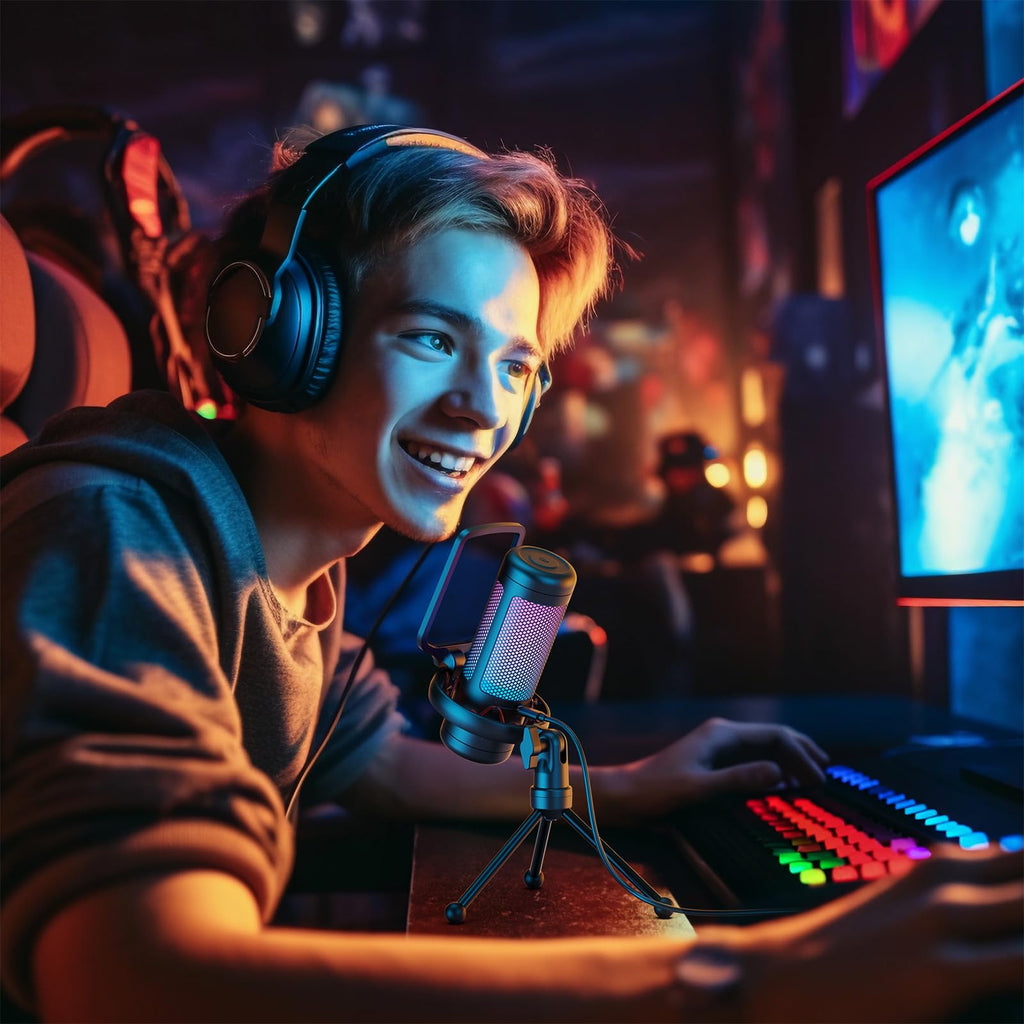 TONOR TC310+ RGB Gaming Microphone Set – 3 Styles & 3 Colors