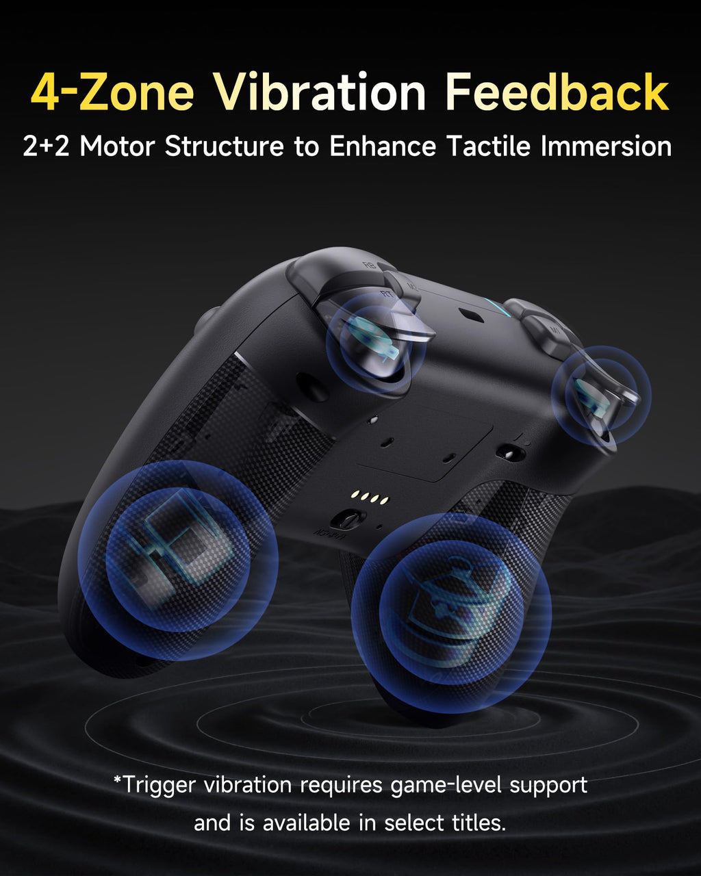 EasySMX X05Pro Wireless PC Gaming Controller with Smart Charging Dock – Full Quiet Buttons, Dual-Stage Linear Triggers, 8-Way D-Pad, Programmable Buttons, Hall Effect Joysticks, 1000mAh Long Battery Life, 1000Hz Polling Rate, Compatible with PC/Switch/And - Flex Gamingproduct_type