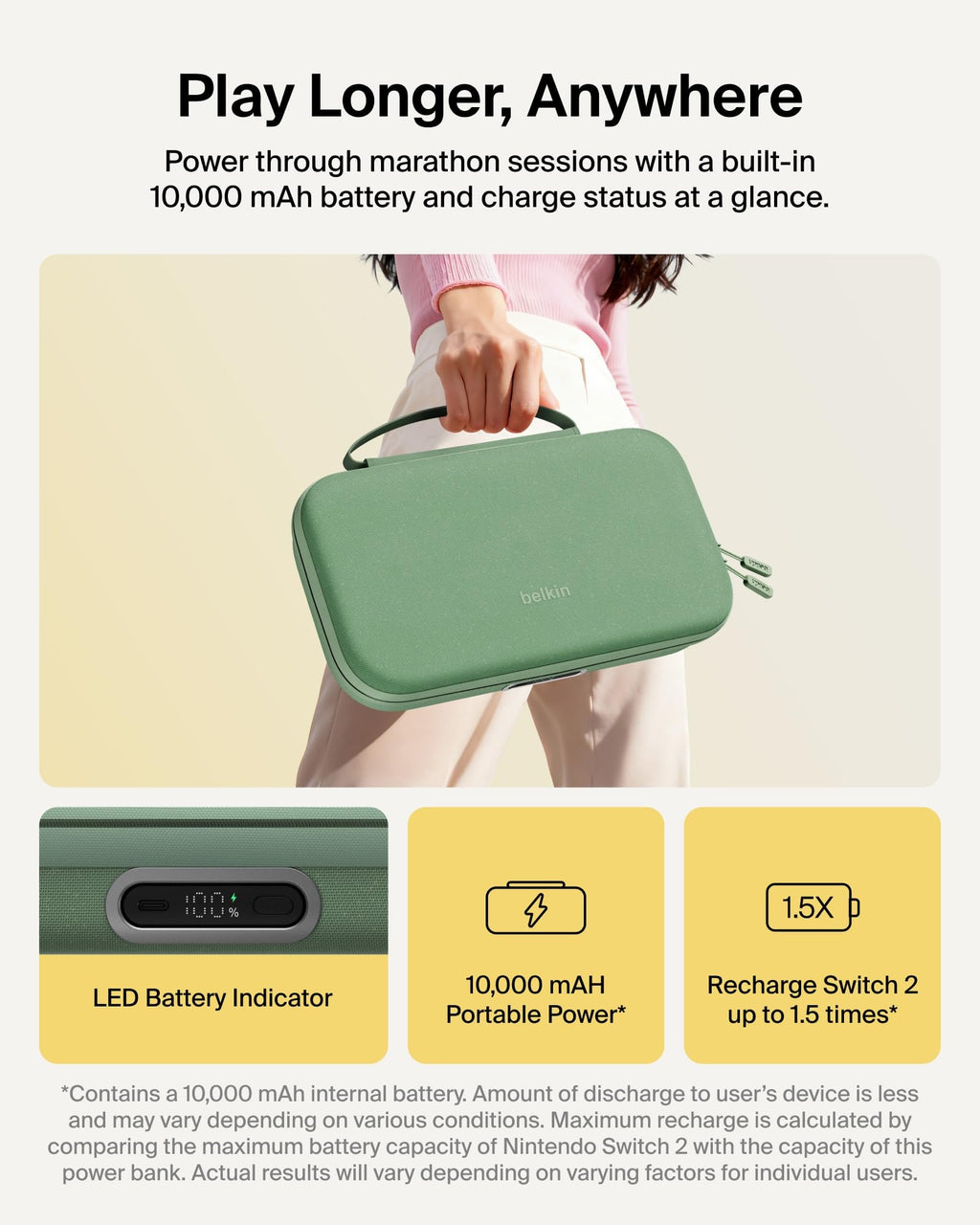 Belkin Charging Case Pro for Nintendo Switch 2 – 3 Colors