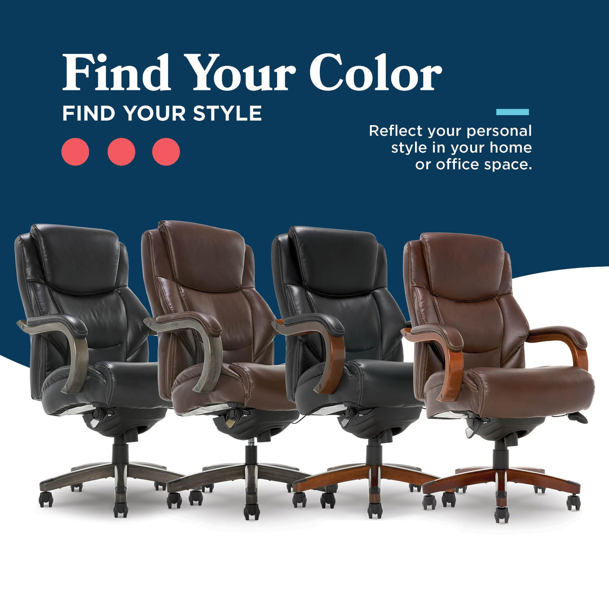 La-Z-Boy Delano Big & Tall Office Chair – 4 Colors