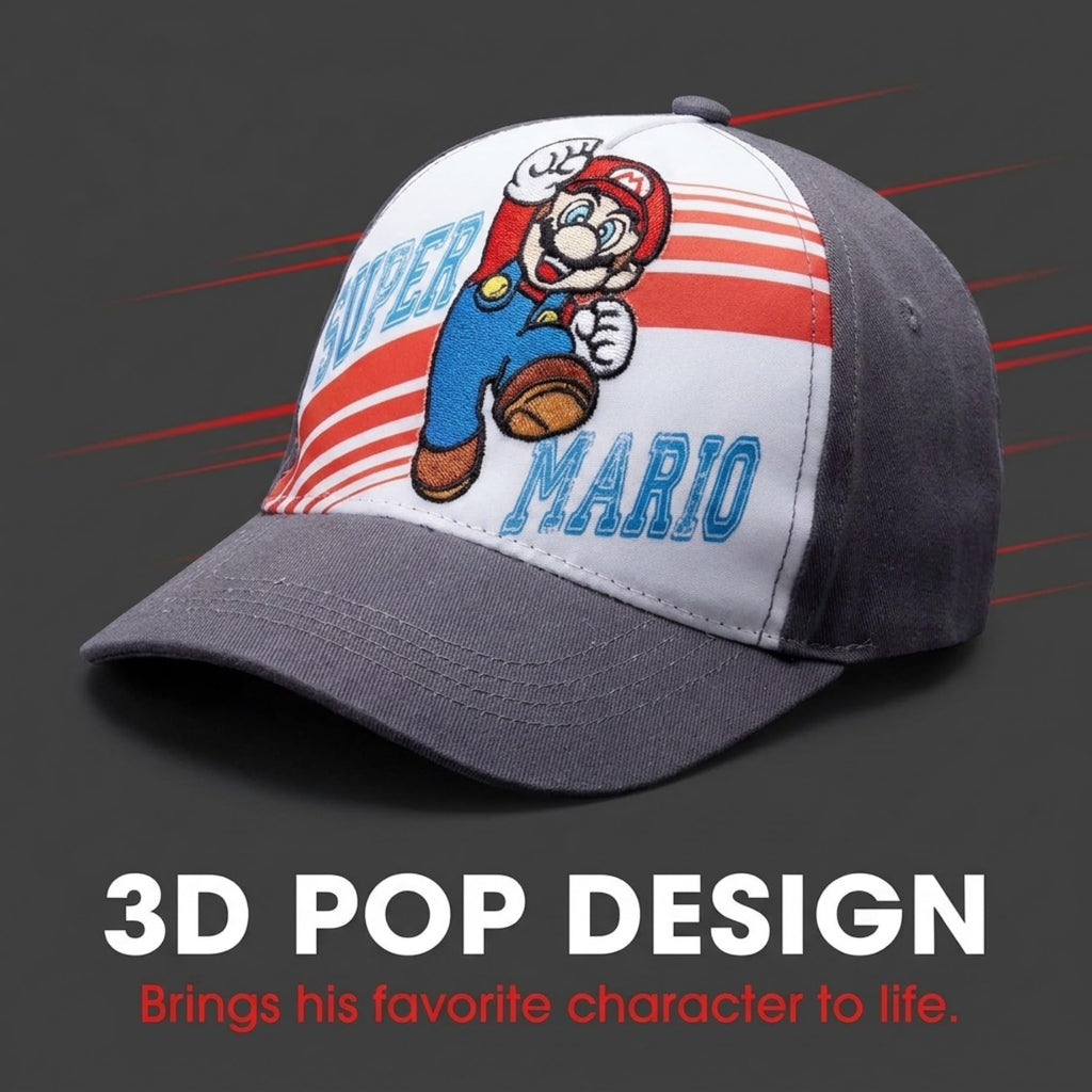 Nintendo Boys' Nintendo Boys' Baseball Cap - Flex Gamingproduct_type