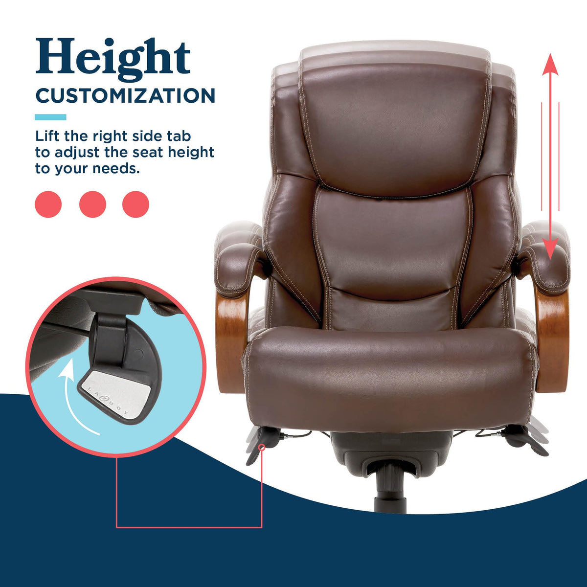 La-Z-Boy Delano Big & Tall Office Chair – 4 Colors