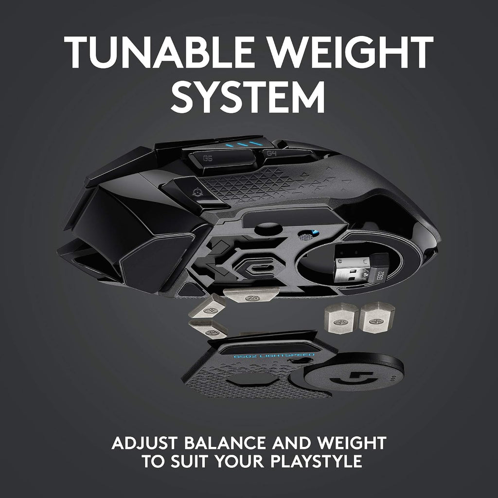 Logitech G502 HERO Gaming Mouse – Wired & Wireless