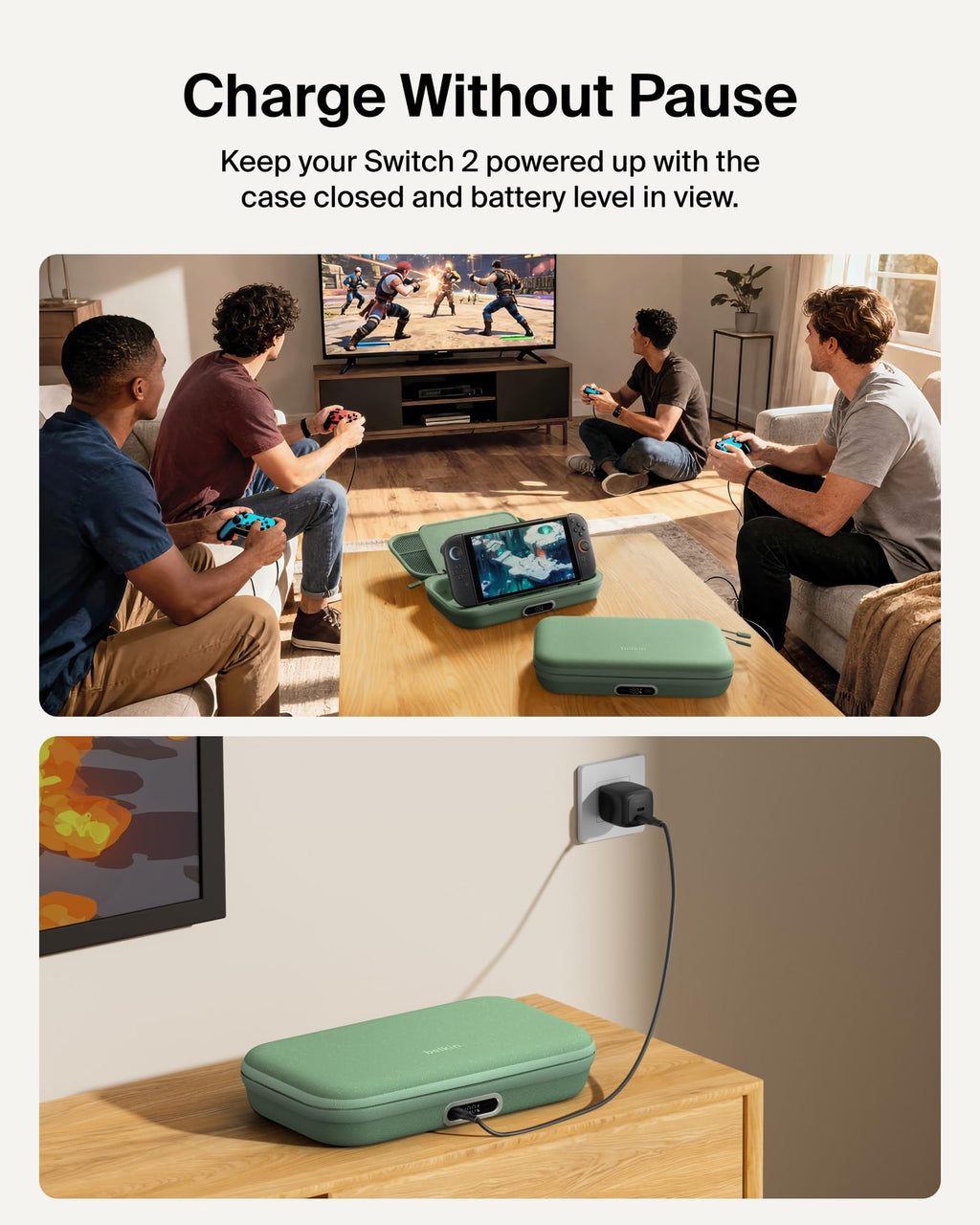 Belkin Charging Case Pro for Nintendo Switch 2 – 3 Colors