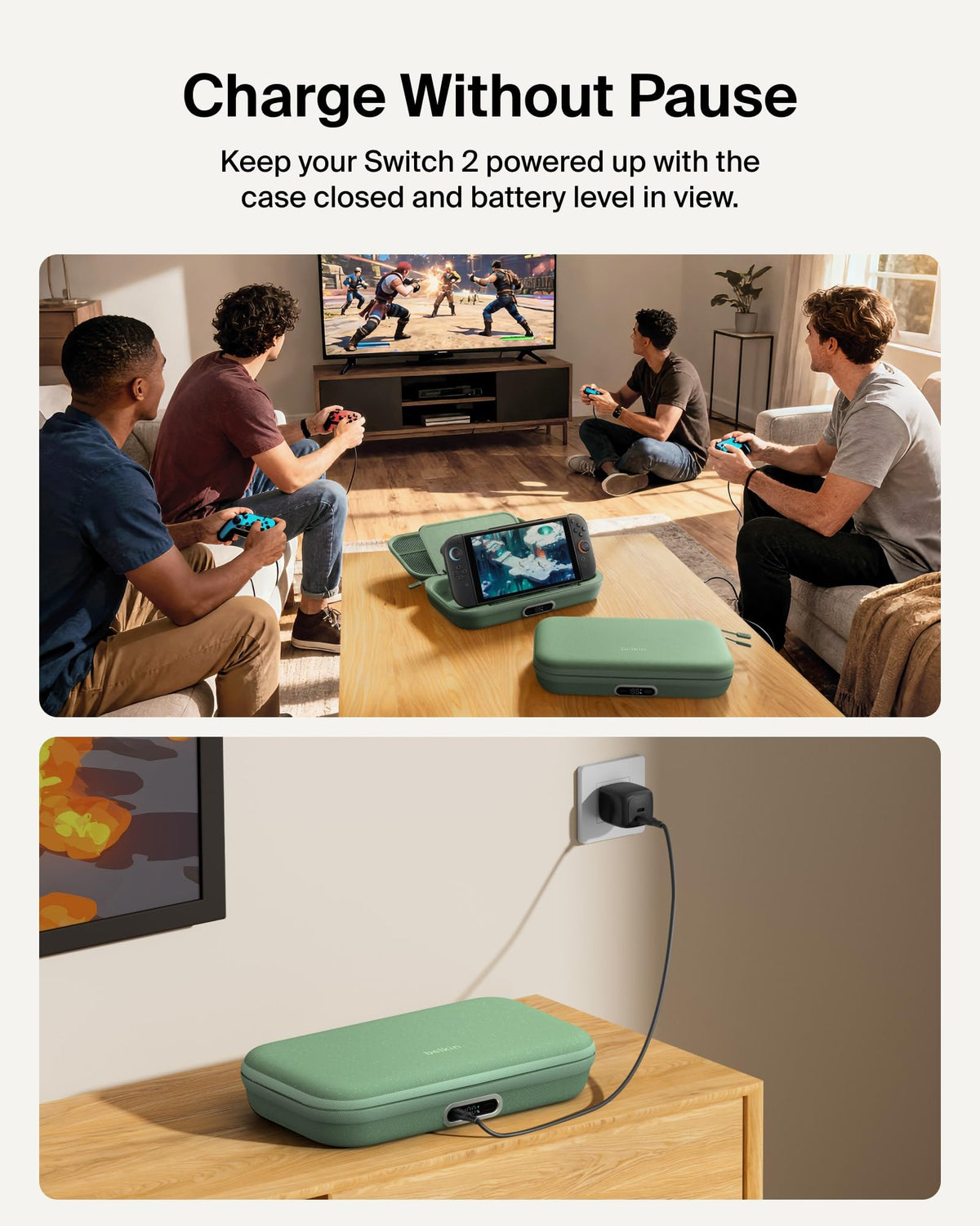Belkin Charging Case Pro for Nintendo Switch 2 – 3 Colors